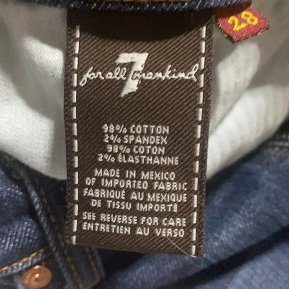 7 for all mankind dojo jeans size 28 - Picture 9 of 10